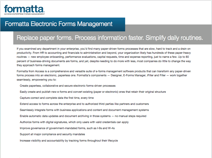 HR Formatta Overview