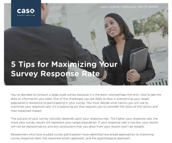 White Paper: 5 Tips for Maximizing Response Rate