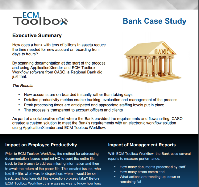bank case study pdf