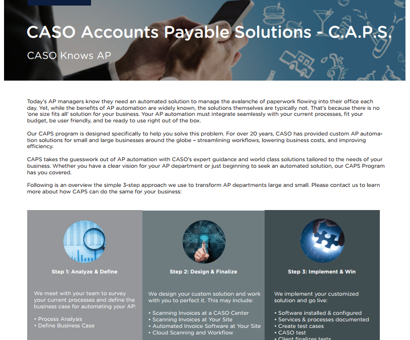 ABBYY for Invoices - CASO Document Management