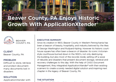 Beaver County, PA Case Study