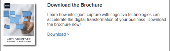 ABBYY Flexicapture Software - automated data processing