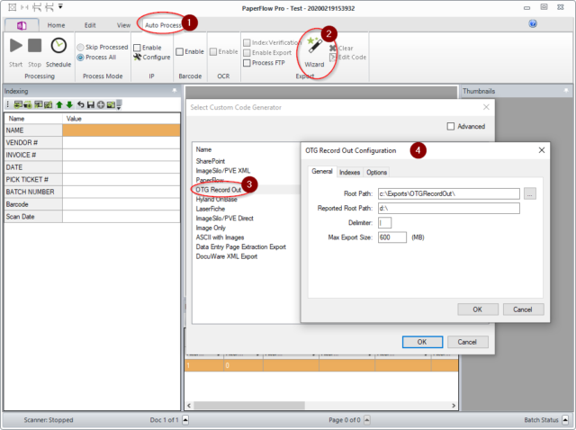 Paperflow Application Paperflow™ Export to ApplicationXtender - CASO Document Management