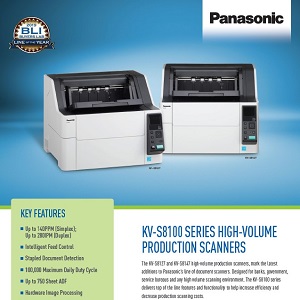 Panasonic KV-S8100 Series Spec Sheet